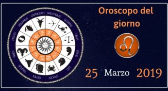 Oroscopo del 25 Marzo 2019. Il parere delle stelle, i numeri, i colori della fortuna e i consigli per affrontare la giornata nel migliore dei modi
