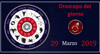 Oroscopo del 29 Marzo 2019. Il parere delle stelle, i numeri, i colori della fortuna e i consigli per affrontare la giornata nel migliore dei modi