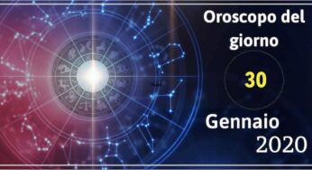 Oroscopo del giorno 30 gennaio 2020. Consigli, Numeri E Colori