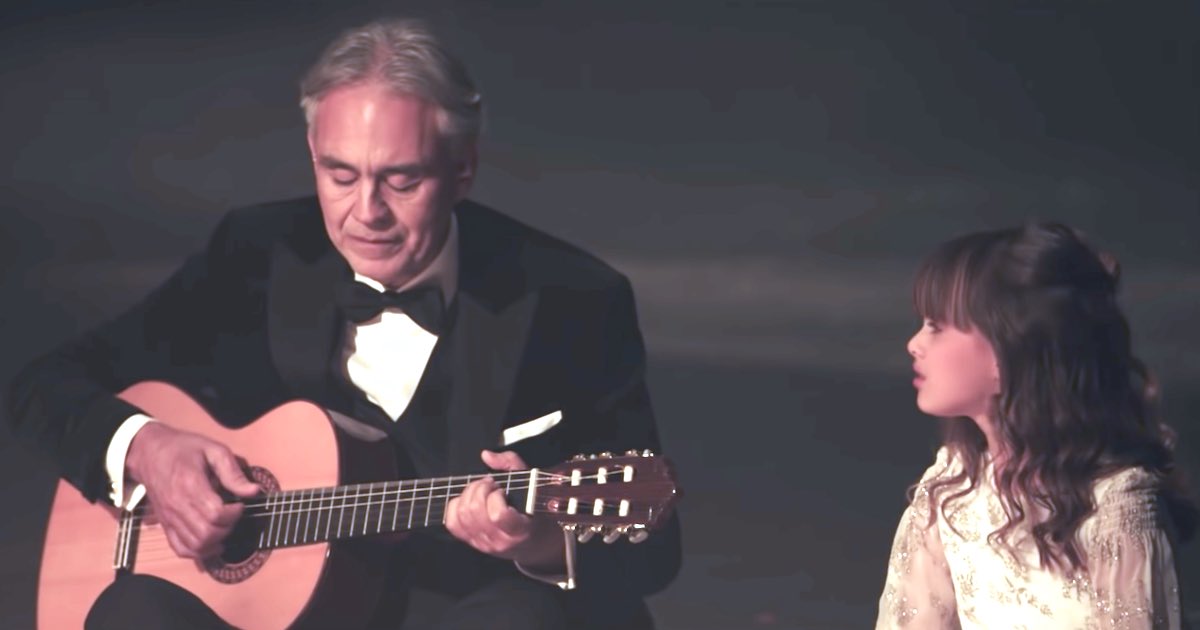 Andrea Bocelli e la figlia duettano insieme