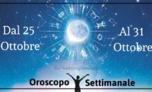 Oroscopo settimanale dal 25 al 31 Ottobre 2021