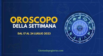 Oroscopo della settimana dal 17 al 23 Luglio 2023: Scopri le Previsioni per il Tuo Segno Zodiacale
